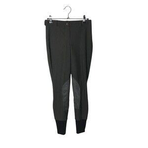 Tuff Rider Pants Women's Size 26 Dark Gray Equestrian Riding Pull On